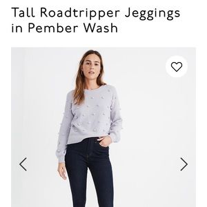 Madewell Tall Roadtripper Jeggings Pember Wash 26